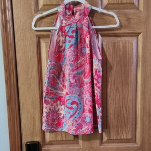 Colorful Paisley Halter Top